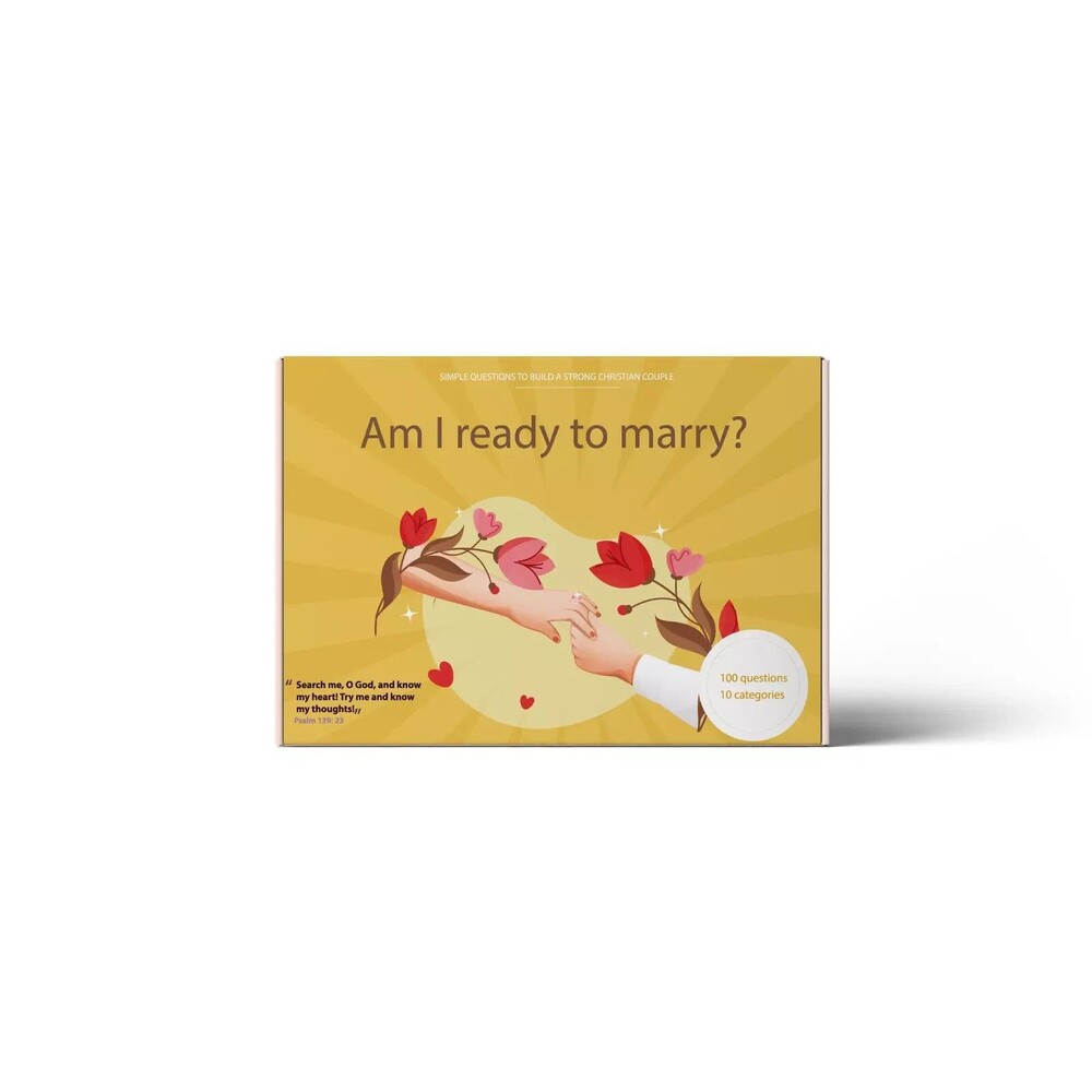 Am I Ready to Marry Card Game 100 Self-Reflection Cards for Marriage Preparation